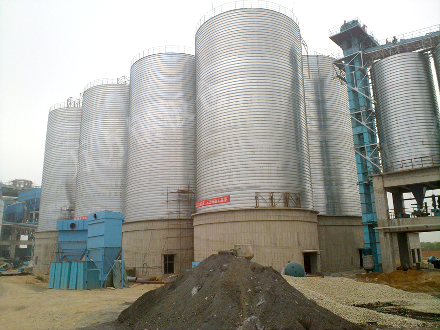 Cement product warehouse